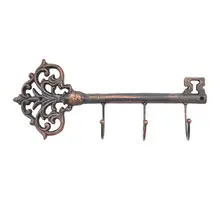 1 шт. настенный держатель для ключей чугунный деревенский ключ стойка 3 крючка для ключей вешалка для одежды для кухни дверной проем
