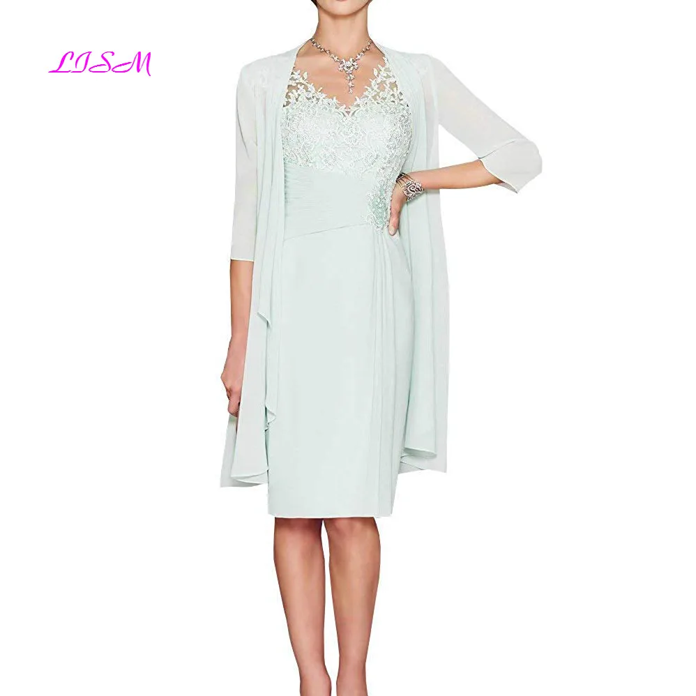 Women's Summer Elegant Knee Length Mother of The Bride Dresses with