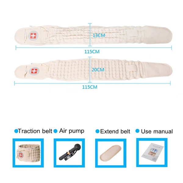 JMRON CR-801 Air Traction Back Brace Waist Belt Appoġġ Lumbari Pain Release Massager