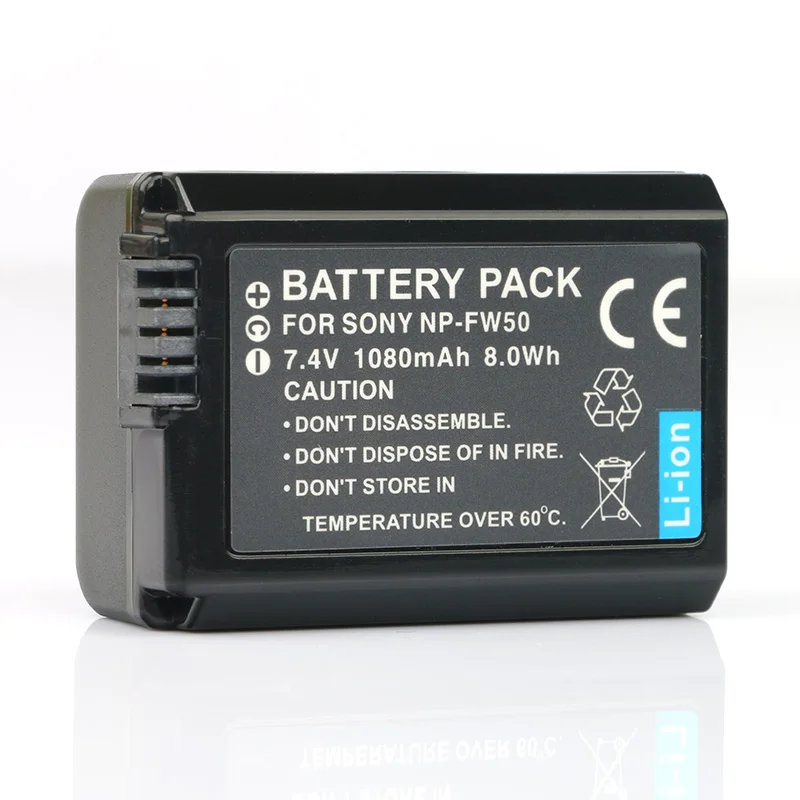 LANFULANG 2 Pack NP FW50 NPFW50 цифровые Аккумуляторы для Sony ILCE 3000 5000 5100 6000|camera battery|np fw50battery for sony