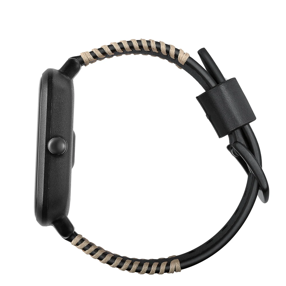 20MM band for AMAZFIT watch band Handmade real leather bracelet for xiaomi men's watch strap (11)
