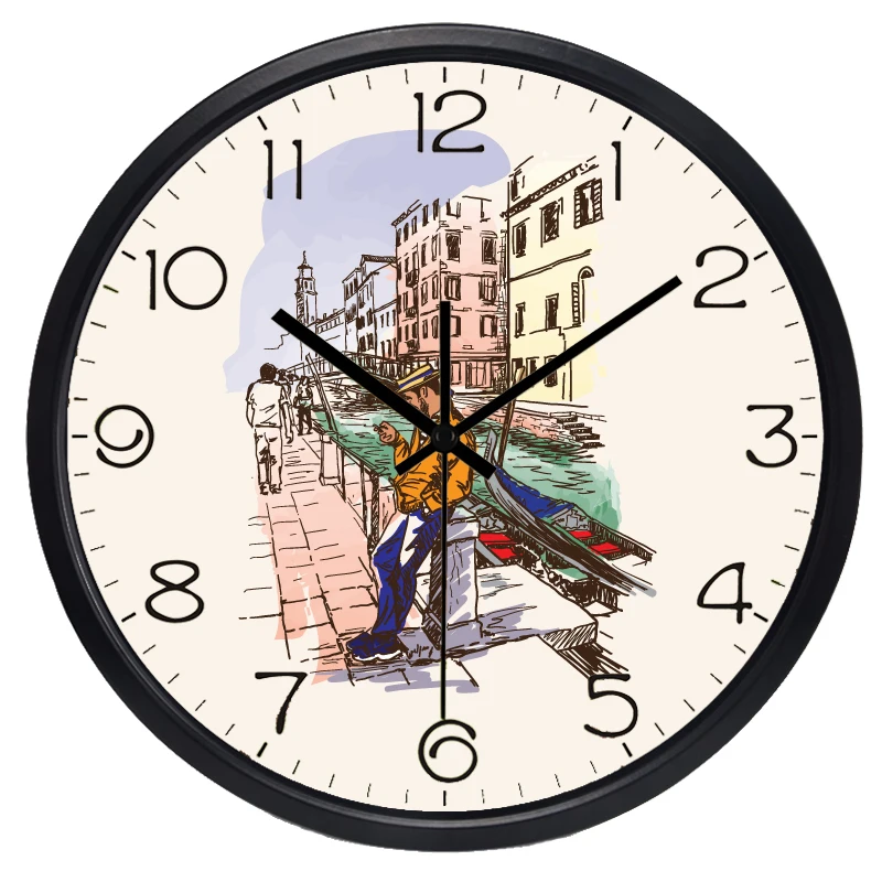 Винтажные настенные часы для гостиной Венеция Италия|living room wall clocks|wall clockroom clock |