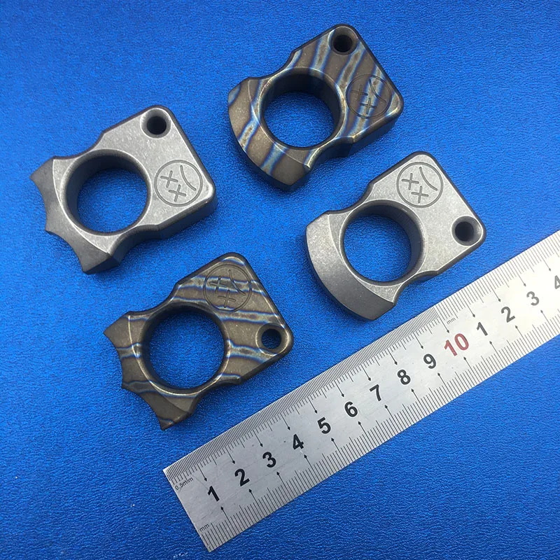 

LEMIFSHE Andy Frankart SFK single finger ring TC4 Titanium punch daggers outdoor Buckle Survival EDC Knuck knuckles Multi tools