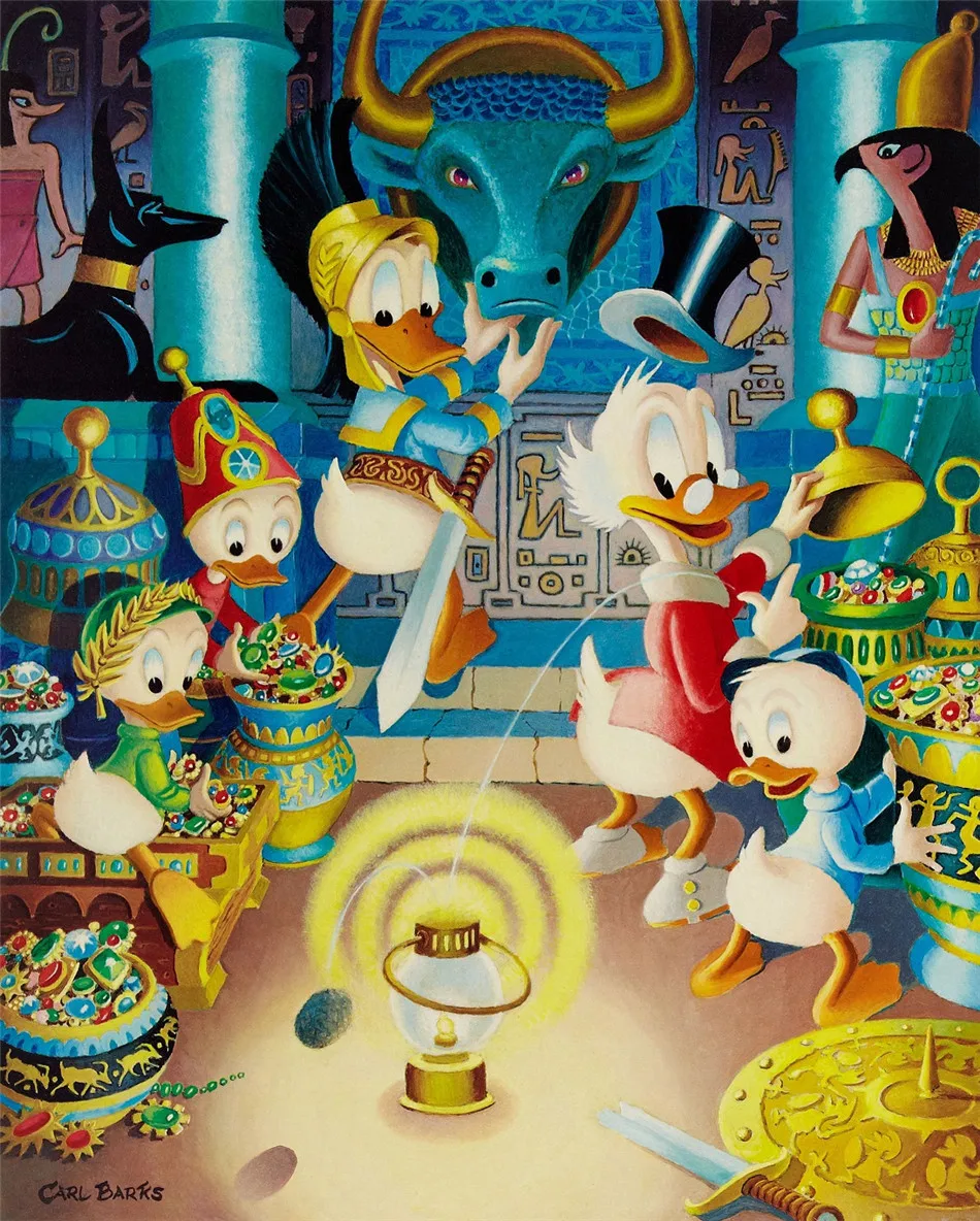 Scrooge McDuck HD холст с принтом художественное оформление Современный домашний декор