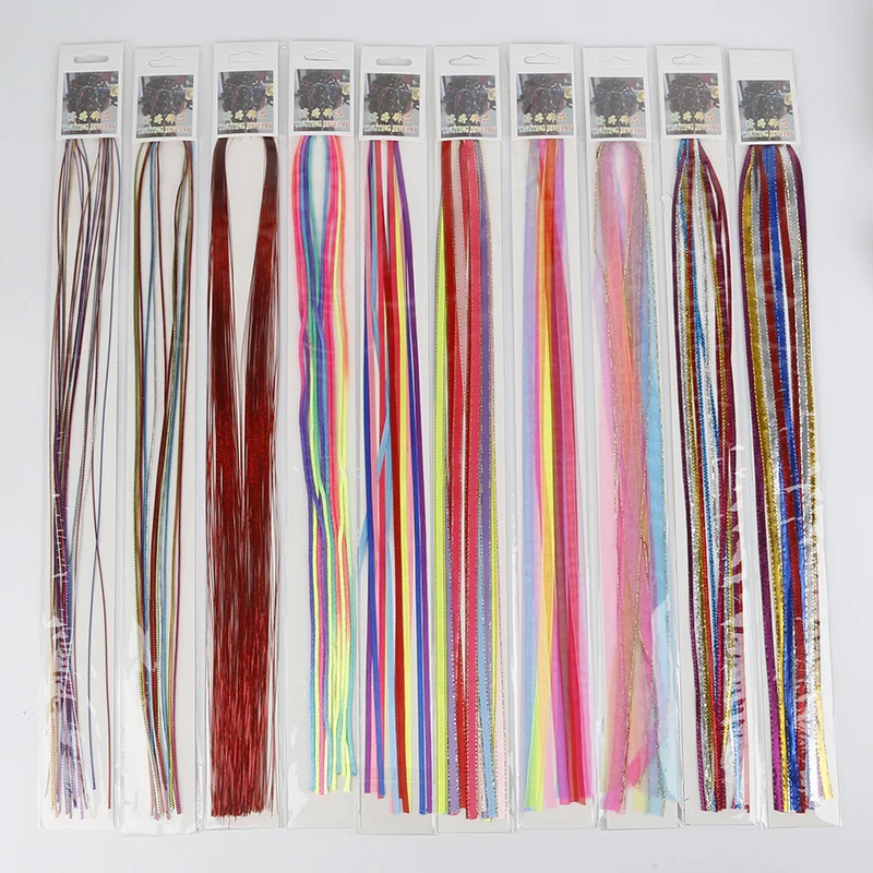 

90CM Random Color Hair Ribbons Girls Cosplay Costumes Princess Braid Hair Clips Hair Band Headbands Hair Accessories For Girl