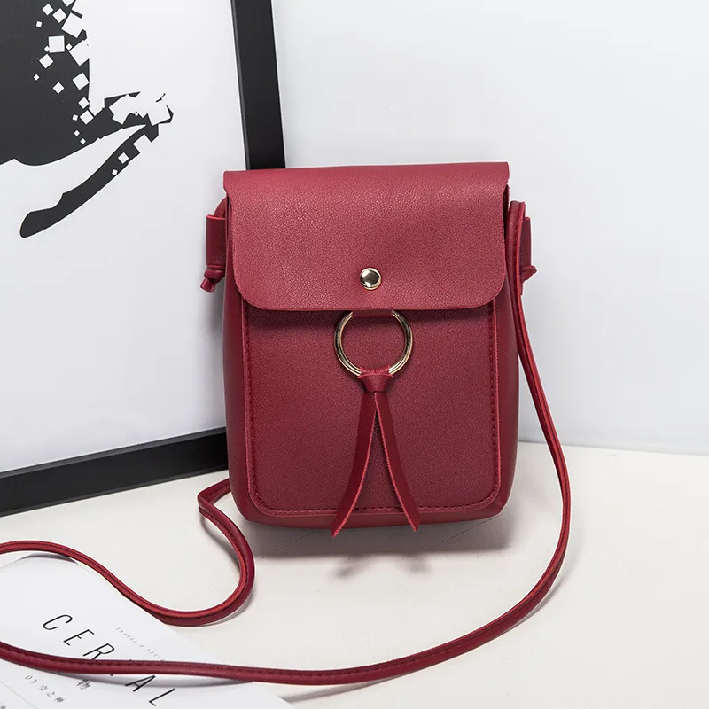 Модная маленькая сумка-мессенджер для женщин из искусственной кожи, летняя мини-сумочка, Дамский карман для сотового телефона, сумки через плечо, Bolsa Feminina