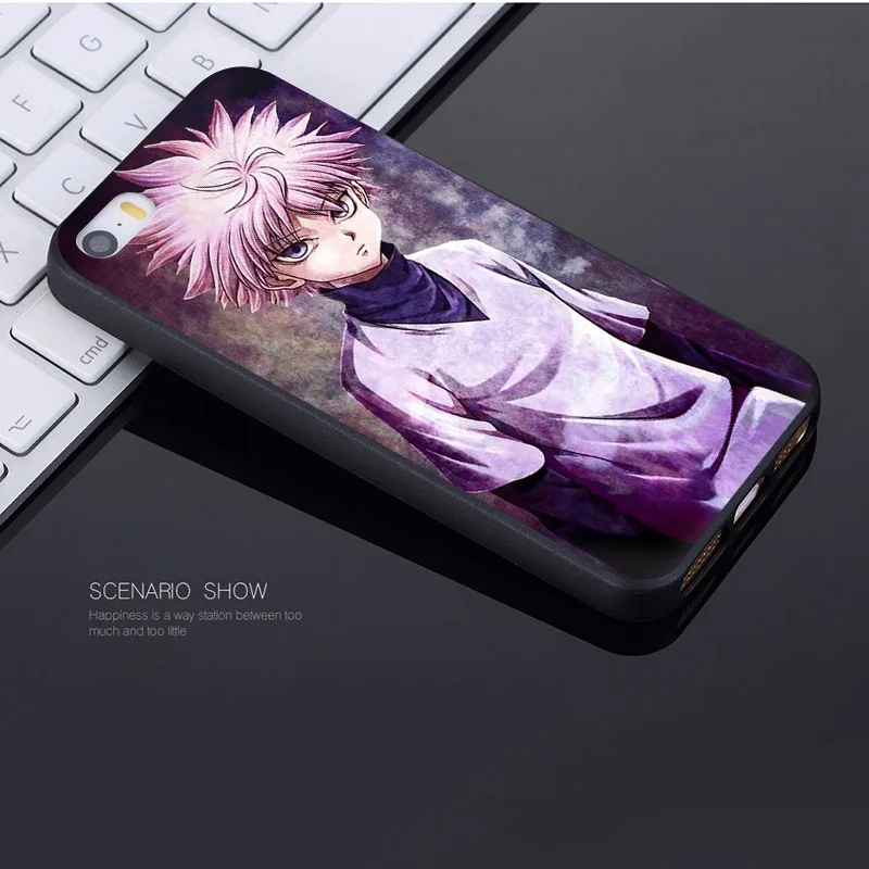 Hunter X Аниме корпус под плетенную сумку Чехол для мобильного телефона iphone 12 11 Pro 8 7 6