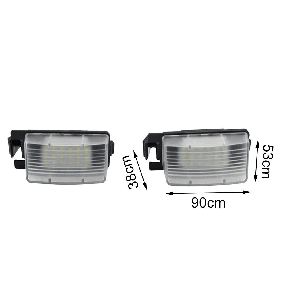 

1 Pair White Car LED License Plate Light Replacement Number Plate Lamp For NISSAN 350Z 370Z GTR For INFINITI G25 G35 G37
