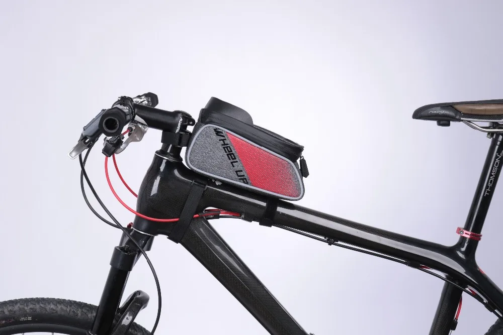 Titular do Telefone Sensível ao Toque Tubo da Bicicleta à Prova de Chuva Sac de Velo Dustproof Impermeável Bicicleta Carteira Polegada Tela Smartphone Gps Bolsa Tubo 6 5 sensível ao toque tubo da bicicleta smartphone gps saco tubo sac de velo