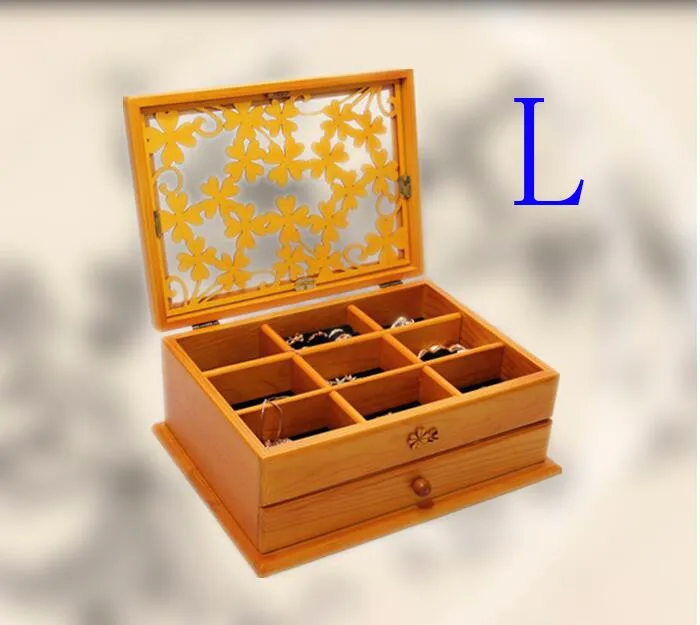 Коробки для ювелирных изделий с замком, твердая деревянная шкатулка для ювелирных изделий, принцесса, большая емкость, Европейский стиль, корейский стиль, свадебные подарочные коробки для хранения, ящики для хранения