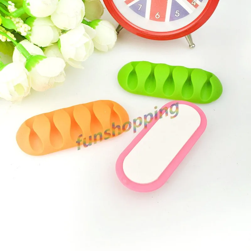 High-quality-Ugreen-Cable-Winder-Earphone-Cable-Organizer-Wire-Storage-Silicon-Charger-Cable-Holder-Clips-for