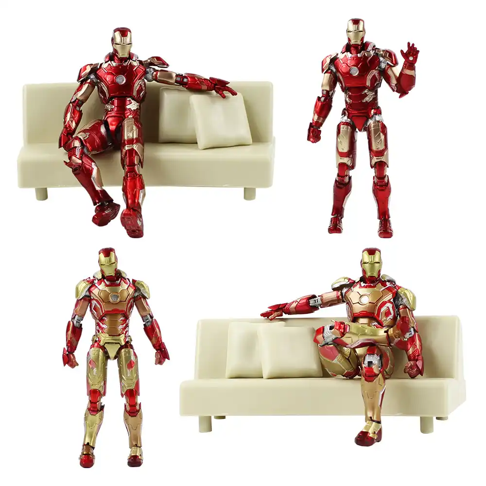 Marvel Avengers Infinity War Iron Man MK 43 Tony Stark Figure Action Toy Hot US