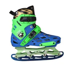 Высокое качество! для взрослых и детей Профессиональный Скорость Ice Blade ботинок кататься на коньках рисунок для фигурного катания обувь для скейтборда со Льдом Обувь Blade
