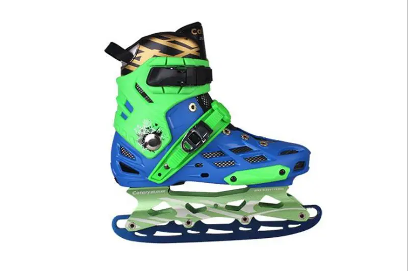 جودة عالية! الكبار الاطفال الأطفال المهنية سرعة الجليد شفرة أحذية التزلج التزلج على الجليد أحذية التزلج على الجليد مع الجليد شفرة أحذية