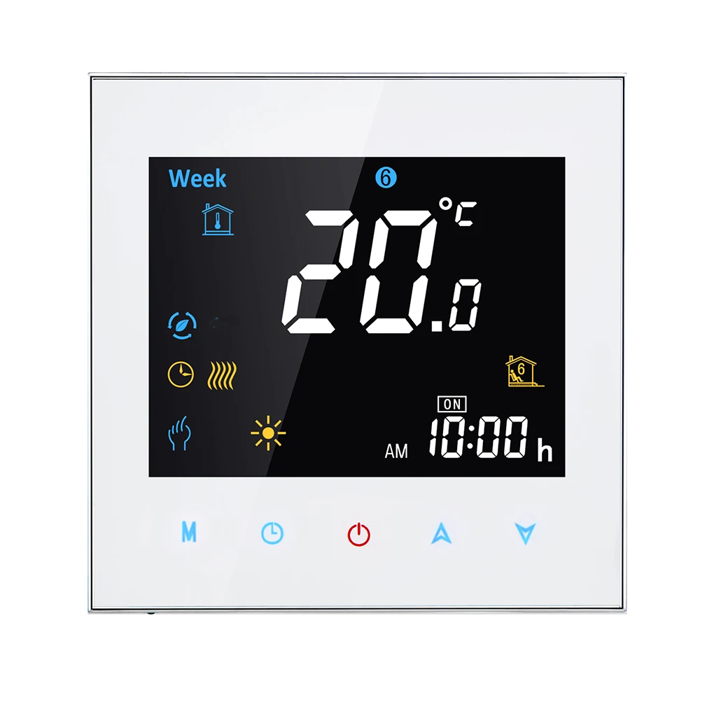 

Anti-freeze Negative LCD Touchscreen Programing Thermostat Water Heating Hospital Temperature Controller NTC Sensor