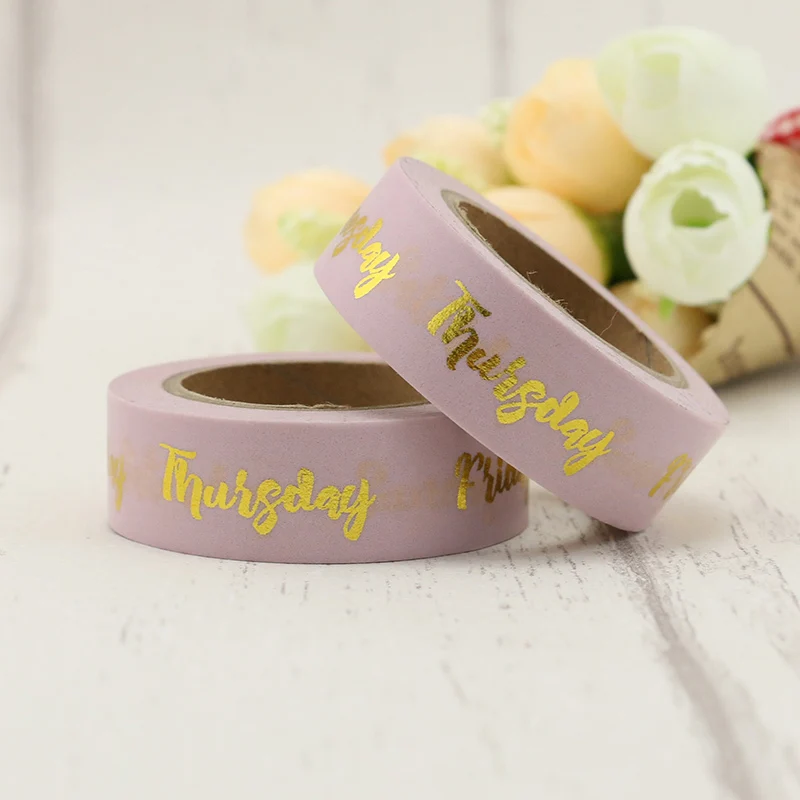 

NEW 1X Letters Washi Tape Adhesive Tape DIY Decoration Scrapbooking Masking Tape Japanese School Office Supply Escolar Papelaria