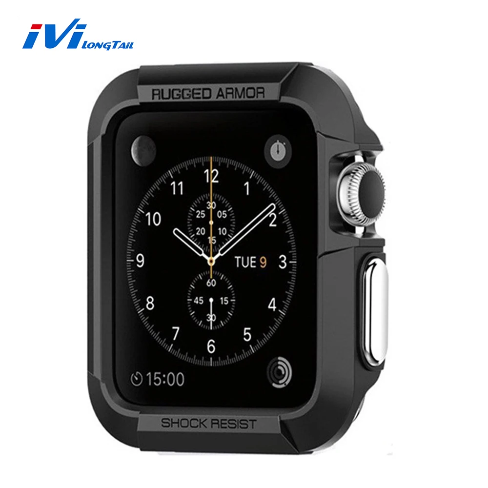 Чехол для часов 3 чехол Apple iWatch 42 мм 38 серии 2 1 спортивный из ТПУ силиконовый