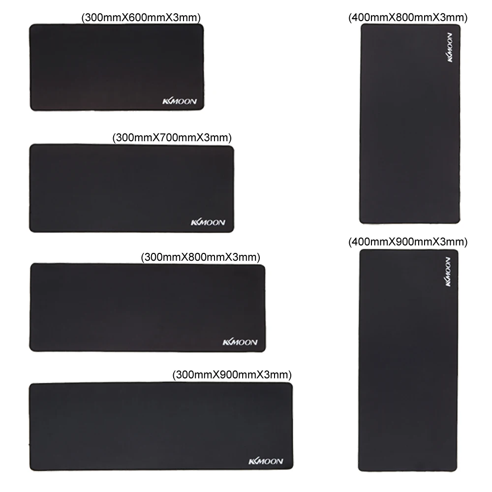  KKMOON Large Size mousepad Gaming mouse pad Plain Extended Waterproof Anti-slip Natural Rubber Desk