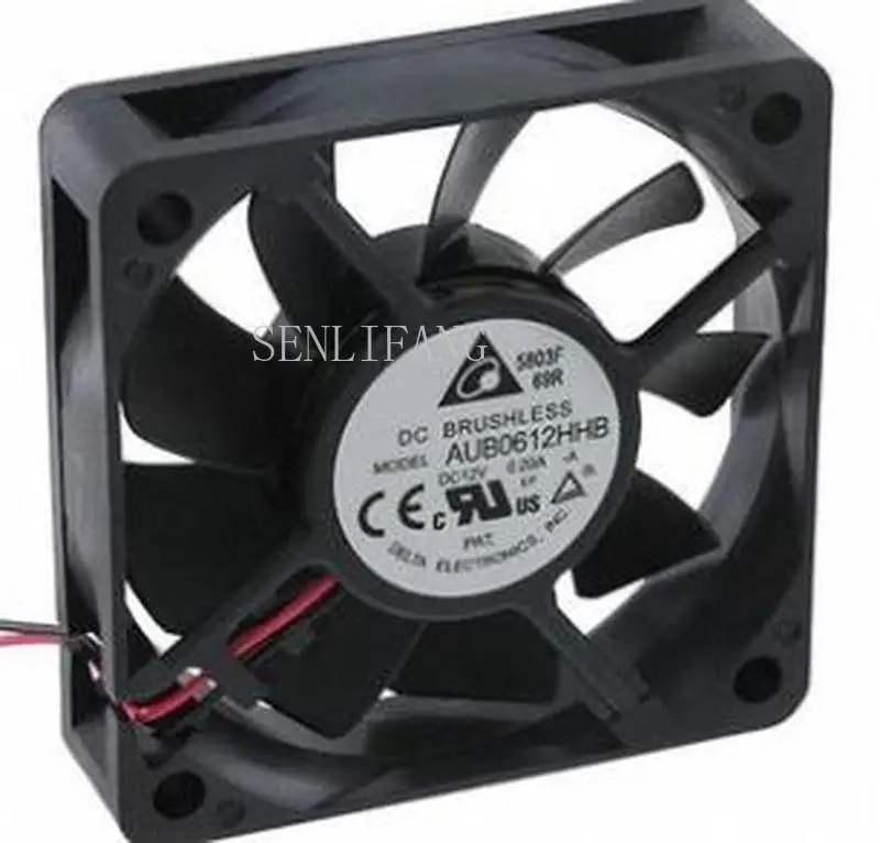 

for 60*15mm AUB0612HHB-A SH40F66355 M6000 12V 0.2A 4 wires 4 pins 6cm case fan,cpu cooler