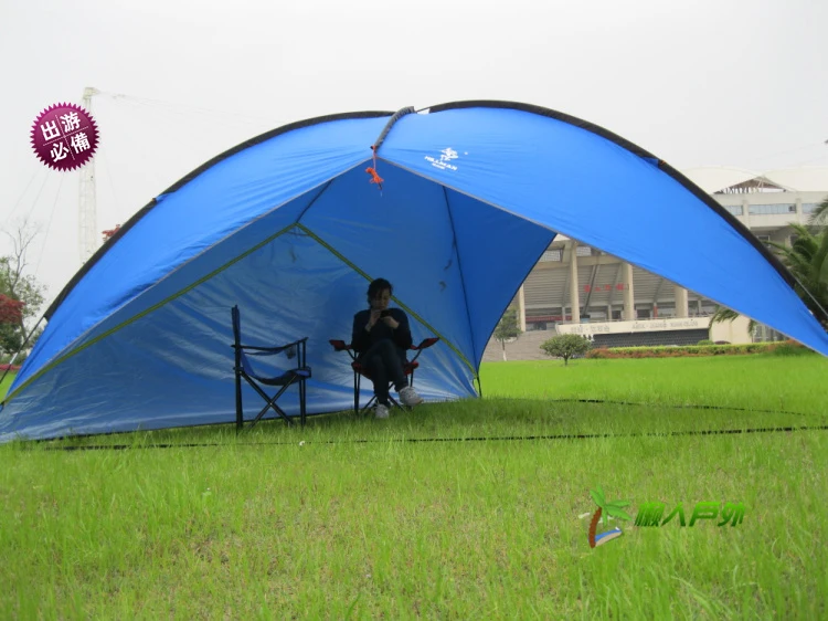Large Outdoor Canopy Pergola Shade Beach Tent Awning 3 Side Large Outdoor Canopy Pergola Shade Beach Tent Awning 3 Side Walls Option Uv Coating Family 5 8 People Use Breathable In Sun Shelter From Sports