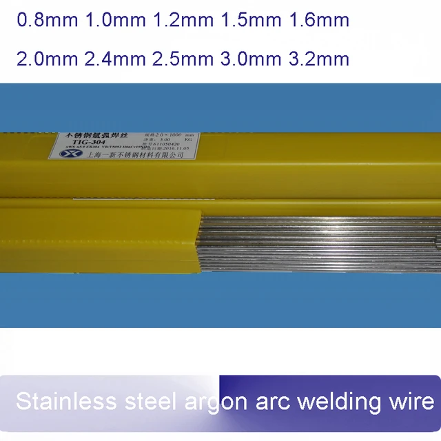 1KG TIG 304 Stainless steel argon arc welding wire rods 0.8mm 4.0mm