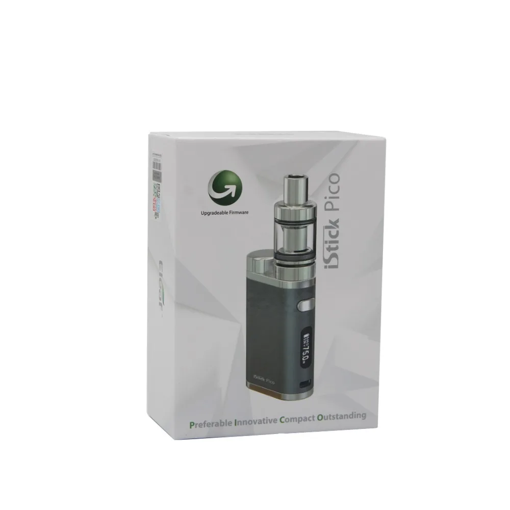 Оригинальный набор Eleaf iStick Pico 75 Вт бокс мод электронная сигарета 2 мл Melo III Mini или 4 3