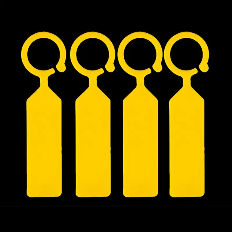 100 шт. пластик растения теги детский сад кольцевая этикетка сигнальные флажки для горшков доля висит тегов парниковых карликовые деревья