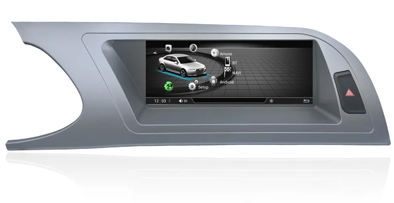 Top Android 7.1 Car Multimedia Player for Audi A4 A4L S4 A5 2009-2016 Concert MMI 2GB RAM 32GB ROM with GPS Navigation Stereo 0