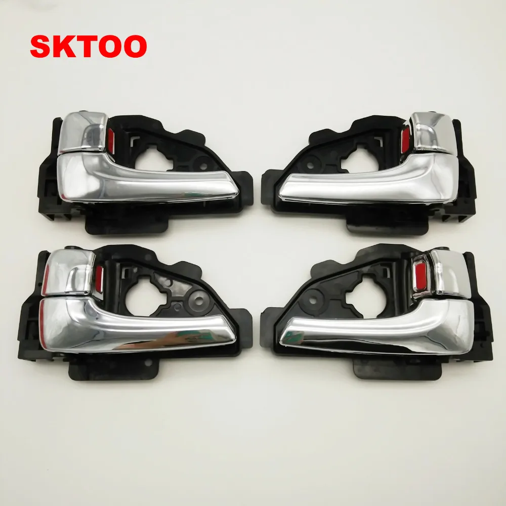 SKTOO 4PCS Door handle for For Hyundai IX35 Inner door handle front rear left right Door