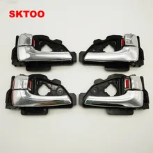SKTOO 4PCS Door handle for For Hyundai IX35 Inner door handle front rear left right Door