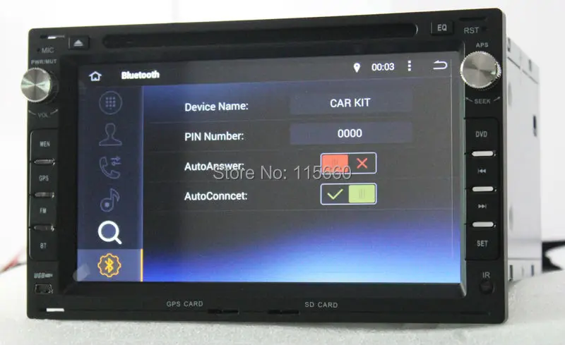 Android 4.4 Quad core car DVD for VW Volkswagen old models 6