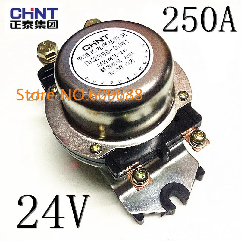 

CHINT 24V DK238B 250A Automobile Battery Electromagnetic Type Power Supply Protect Leakage Switch Mater Switch