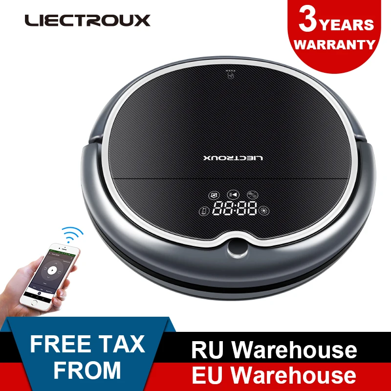 

(Promotion)LECTROUX Robot Vacuum Cleaner Q8000 WiFi,Map Navigation,Wet Dry Mop,Suction 3KPaVirtual,Memory,UV,remote,selfrecharge