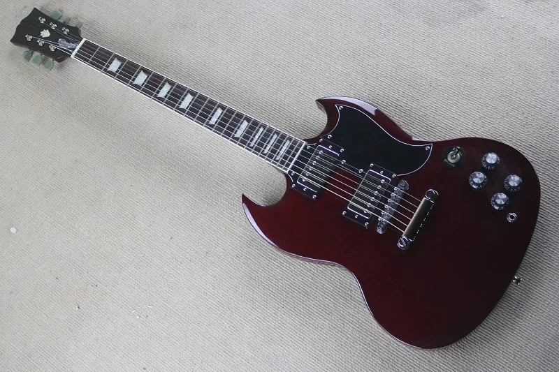 

New Arrival Factory Custom Shop Wine Red 400 Electric Guitar Gold Hardware Free Shipping1027