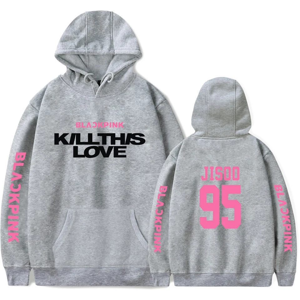 К поп девушка группа BlackPink хит Kill эта милая Толстовка черный классический