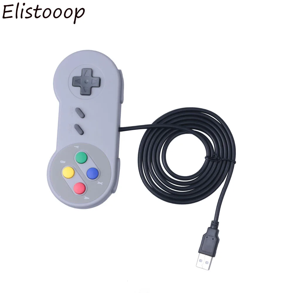 Elistooop USB игровой контроллер игровой для SNES игровой коврик для Windows PC