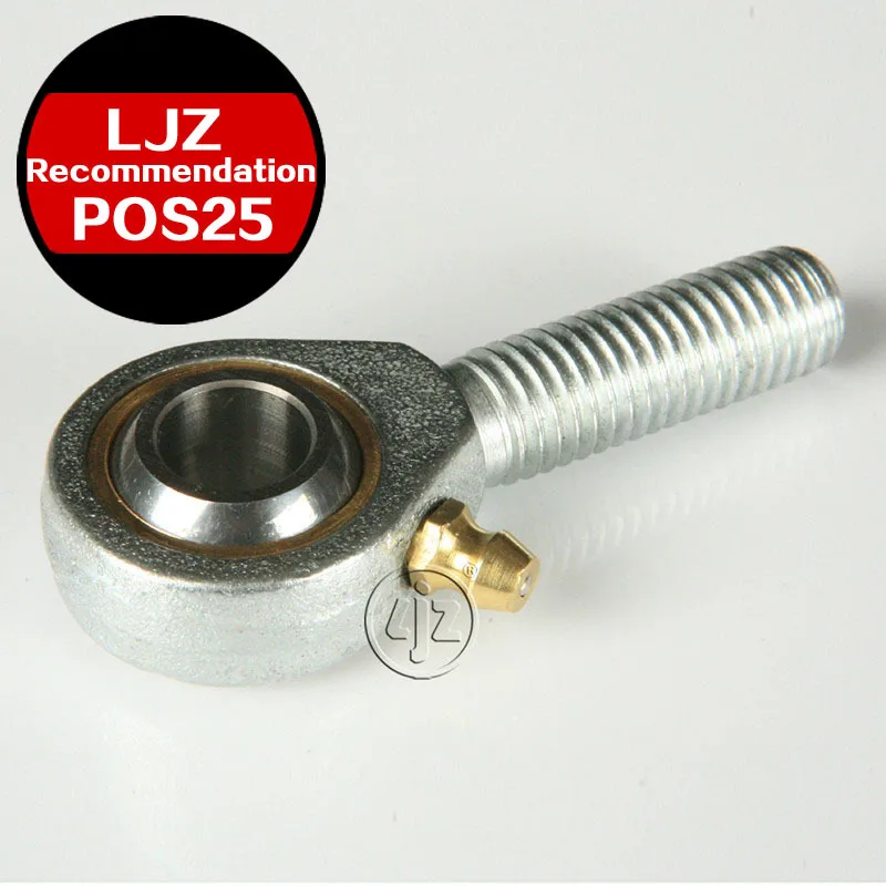 Lubricant type Rod ends Bearings M24*2 Right and Left hand thread 25mm bore 1 Pieces/lot