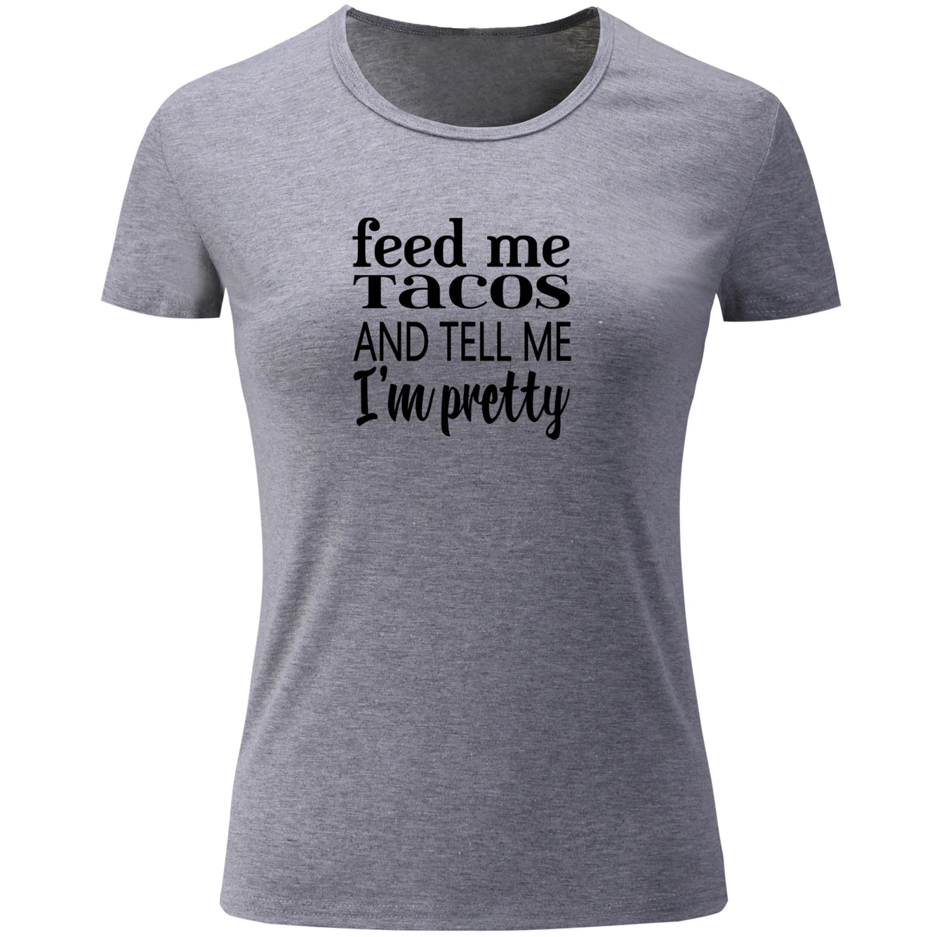 SG2391D Feed me/футболка с короткими рукавами и надписью «I'm Pretty Print» для обучения подчинению, Женская хлопковая летняя футболка для девушек, уличного стиля, женская футболка - Цвет: SG2391D