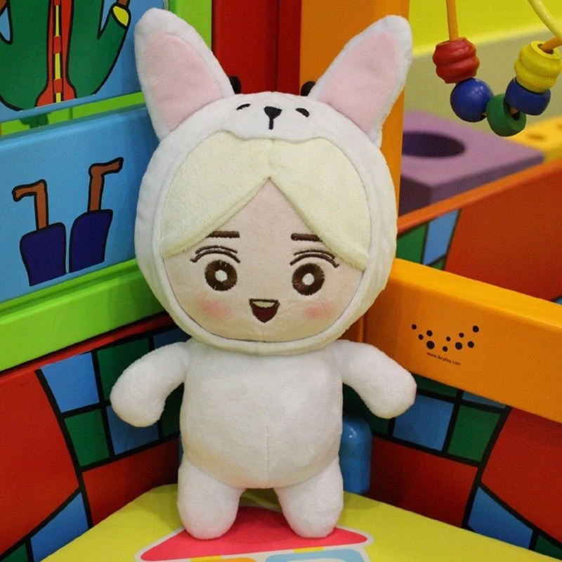 Hand-made Kpop EXO XOXO Park Chanyeol Doll Clothes Cute Blue Coat Gift Be
