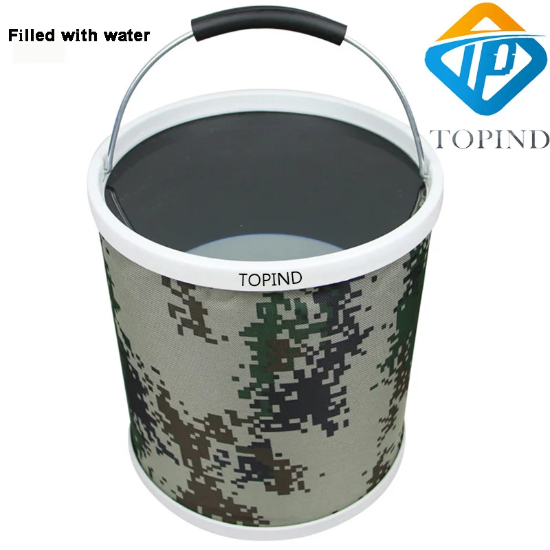 Waterproof 600D Oxford Cloth Multi-purpose Folding Bucket