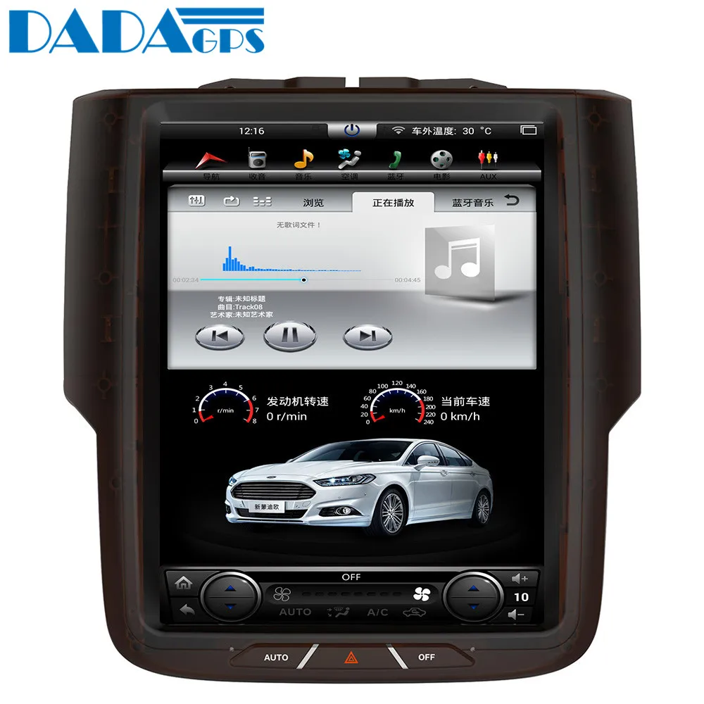 Flash Deal 10.4 INCH Tesla Android 7.1 Car multimedia Radio For Dodge RAM 2014 2015 2016 2017 GPS Navigation No CD DVD Player GPS System 3