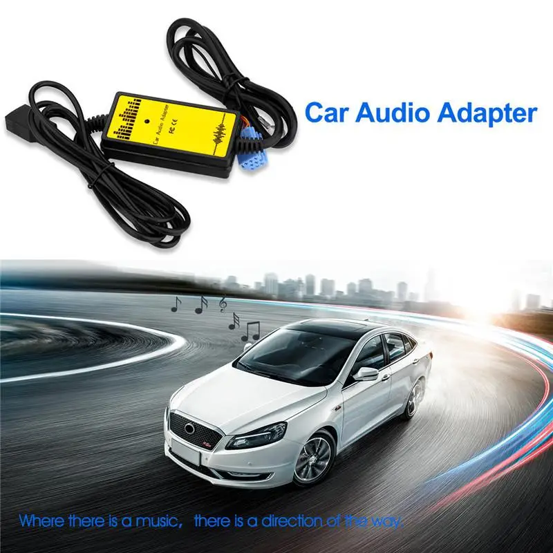 Автомобильный адаптер Авто Аудио MP3 плеер VGA интерфейс USB AUX кабель декодер