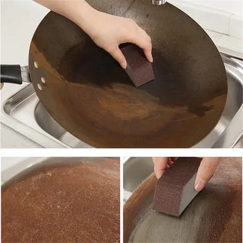 

2PCS Kitchen Home Cleaning Carborundum Magic Sponge Brush Cleaner Tool 70 x 40 x 25mm