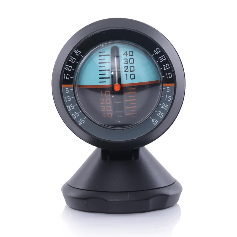  Car Inclinometer Level Tilt Gauge Indicator Gradient Balancer Tool For Off-road Vehicle and Self-dr