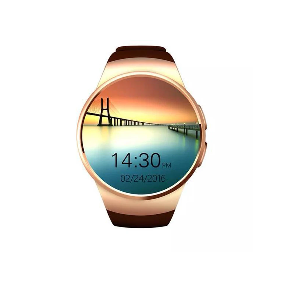

Hot Round Screen Sport Smart Watch Men Women Bluetooth Card Call Heart Rate Detection Fashion Smart Phone Watch relogio feminino