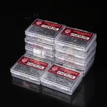 100 шт./кор. с высоким содержанием углерода Сталь крючки с зазубринами pesca крючки эффективность колючей кручки рыболовные 낚시