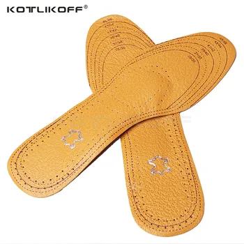 

Free Size Unisex Leather Orthopedic Insole with Arch Supports Arch Pads Flat Feet Insoles Footbeds for Reducing Flat Foot Pain