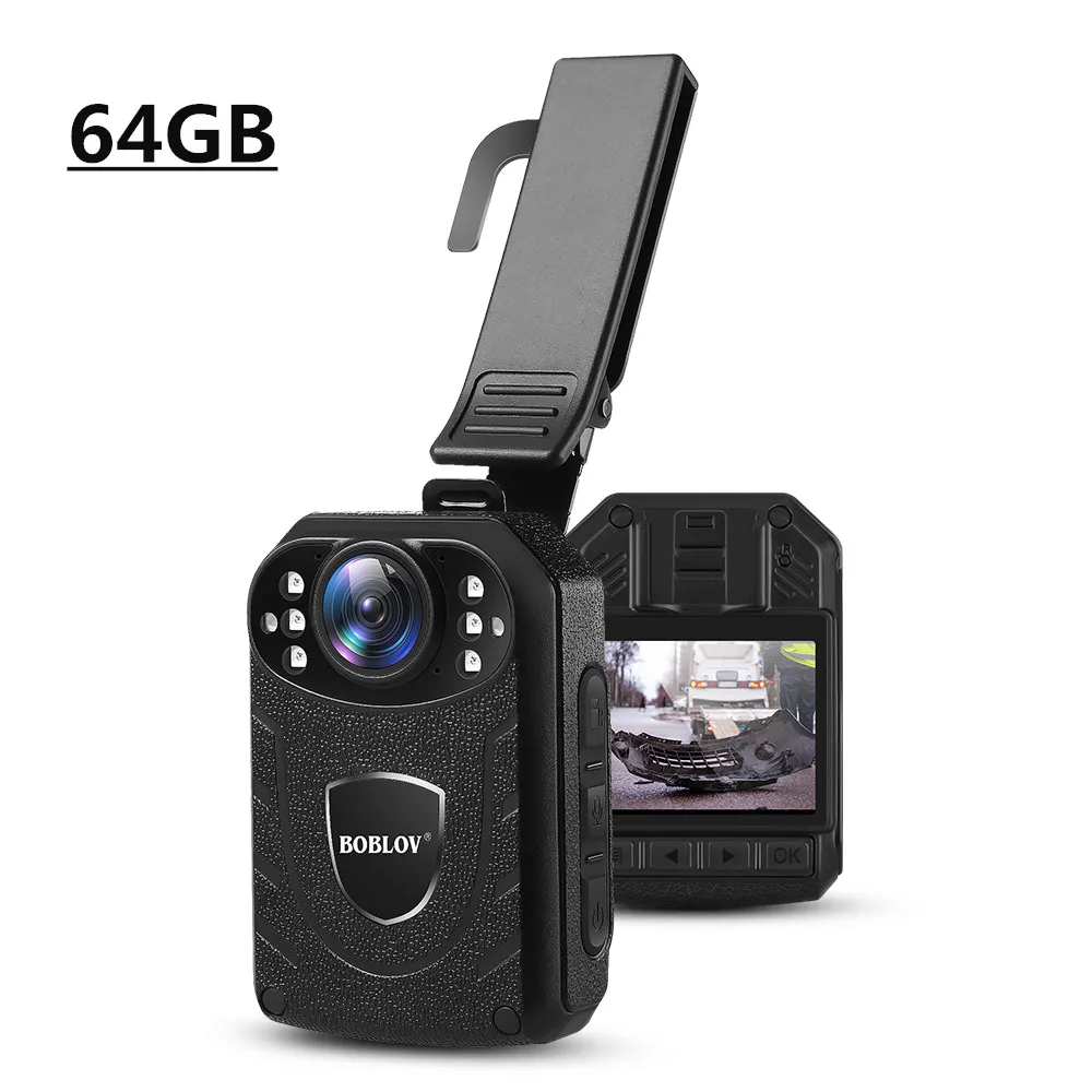 BOBLOV тела носить Камера KJ21 64G полиции HD1080P видео Cam 170 градусов Широкий формат 2