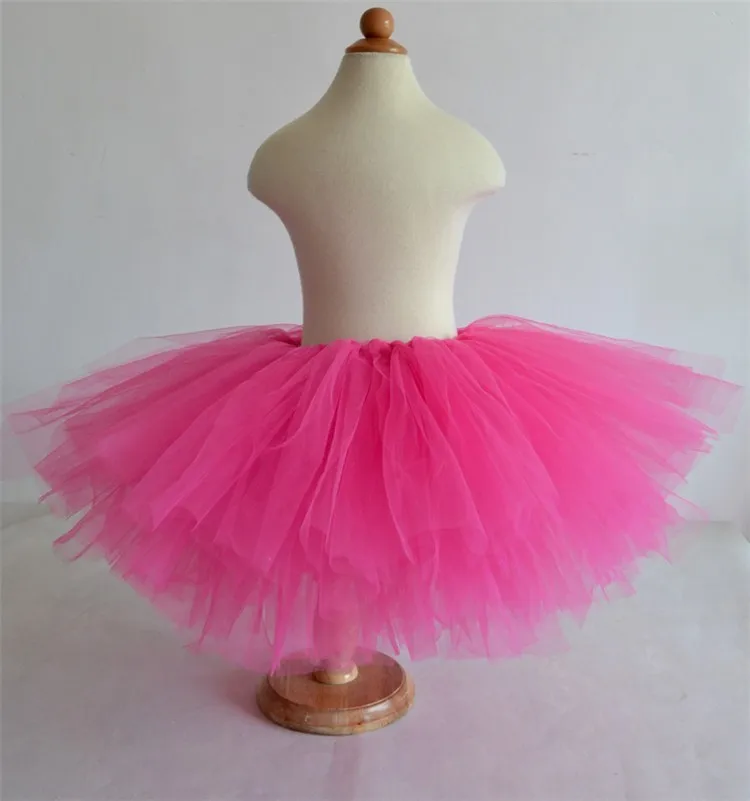Детская радужная трехслойная юбка-пачка для девочек воздушная юбка-пачка для детей размер 1-10T