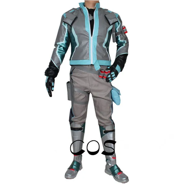 The Game OW soldier 76 Venom Agent Cosplay Costume Top Coat Pant font b shoes b